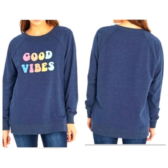 Wildfox Women's Oversized Good Vibes Sweatshirt - Picture 2 of 5
